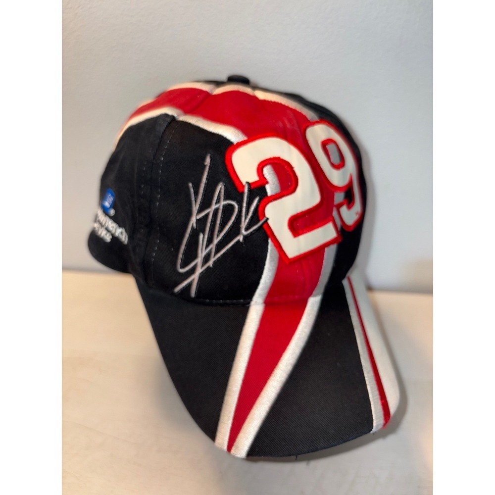 Chase Authentics Jeff Burton #29 NASCAR Hat‎ Signed Adjustable
